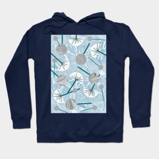 Vintage Geometric Flowers, Kimono,Cocktail  Abstract Pattern #3 Hoodie